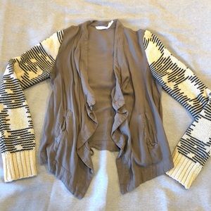Sleeve Detailed Cardigan